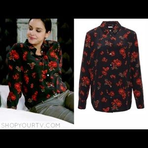 Equipment silk blouse